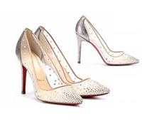 Body Strass Mesh Red-Sole Pump