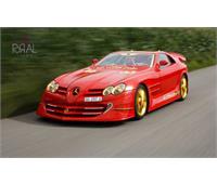 مرسدس بنز ساخته شده از طلا ، الماس و یاقوت