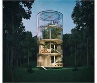 خانه‌ی درختی در قزاقستان